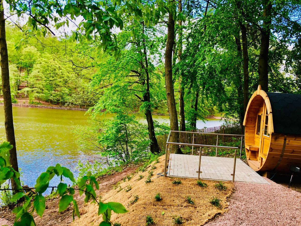 Ferienwohnungen & Campingfaesser Am Kunstteich Wettelrode Bagian luar foto